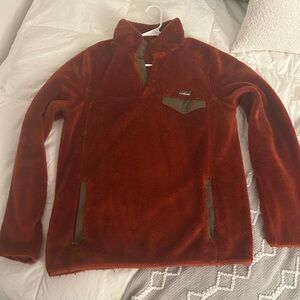 L.L. Bean Rust Fleece Jacket